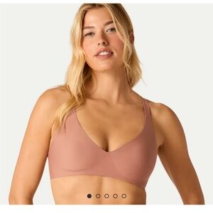 Bombas No Show Plunge Bralette (Cocoa Plum)